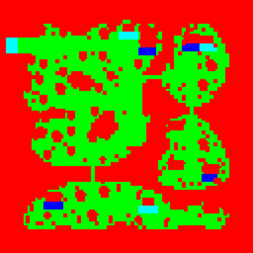 Carte avec collisions